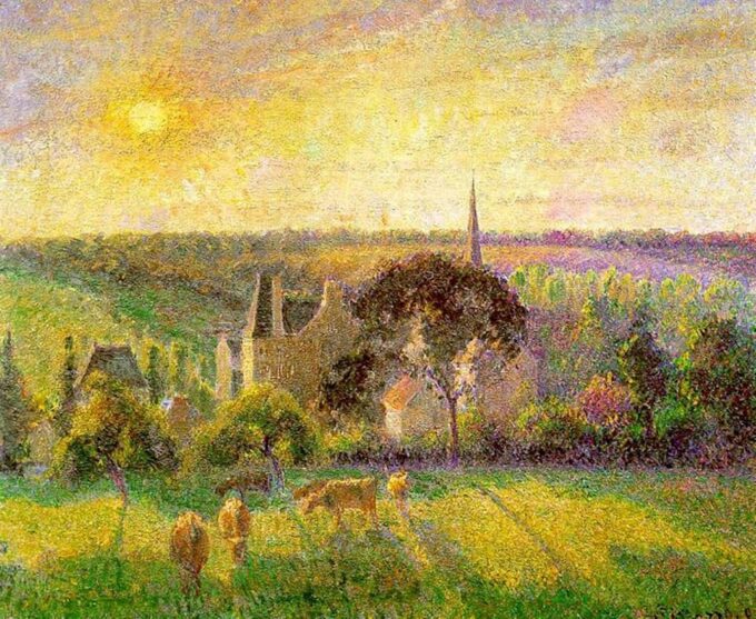 La iglesia y la granja de Eragny – Camille Pissarro Camille Pissarro 2024-09-20