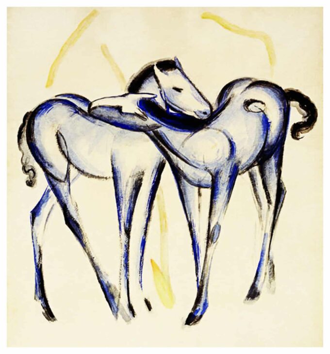 Dos caballos azules – Franz Marc Franz Marc 2024-09-19