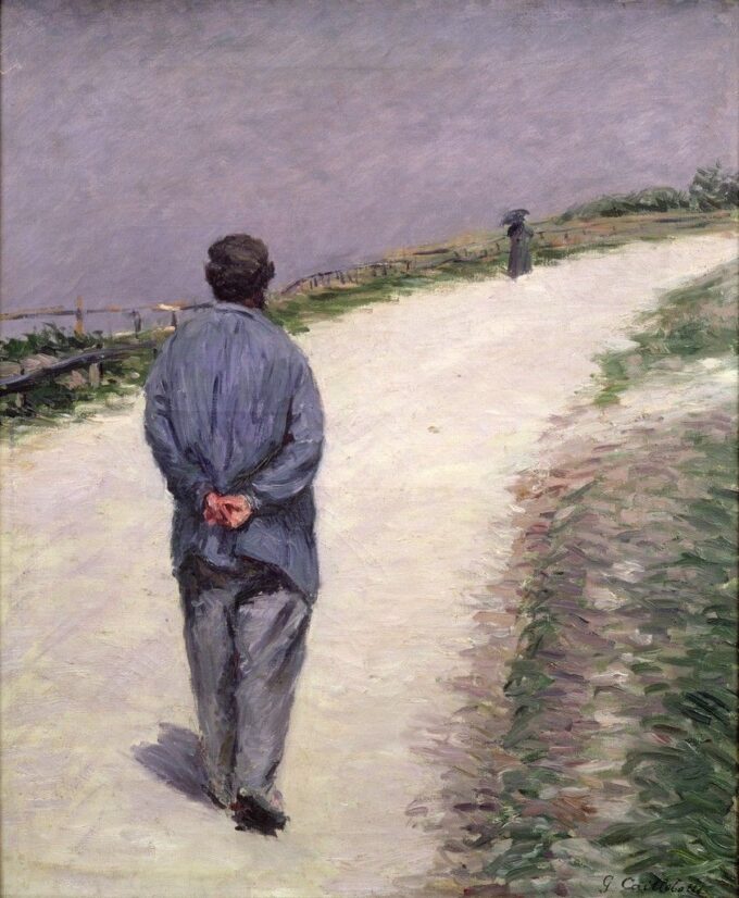 Père Magloire en el camino hacia Saint-Clair, Etretat – Caillebotte Gustave Caillebotte 2024-09-20