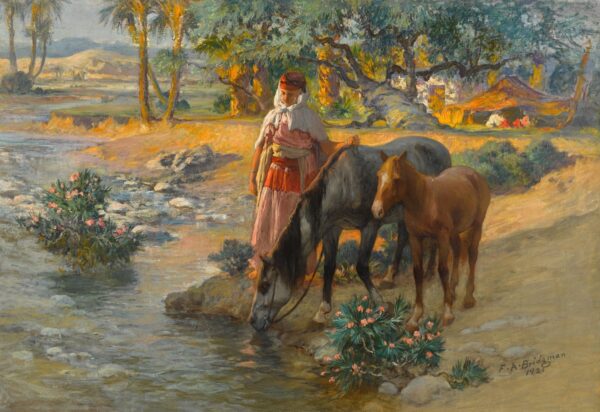 La bebida de los caballos – Frederick Arthur Bridgman Frederick Arthur Bridgman 2025-01-02