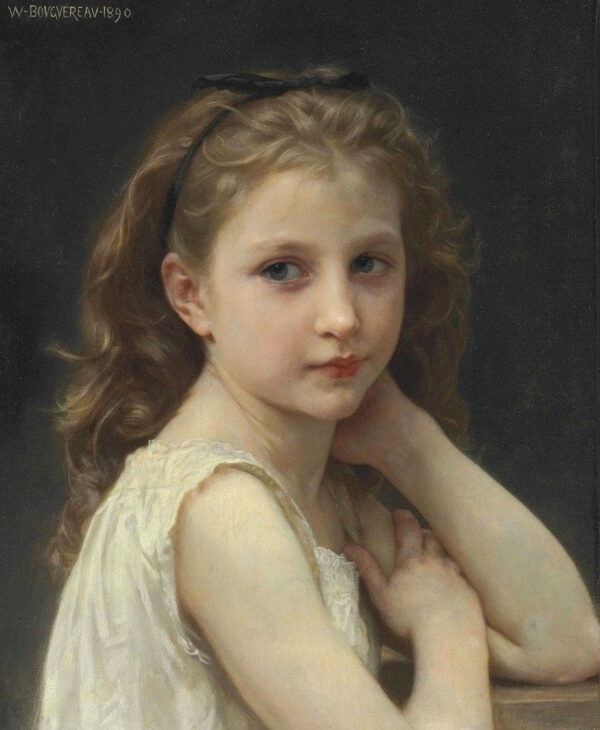 Cabeza de una joven – William Bouguereau William Bouguereau 2024-11-21