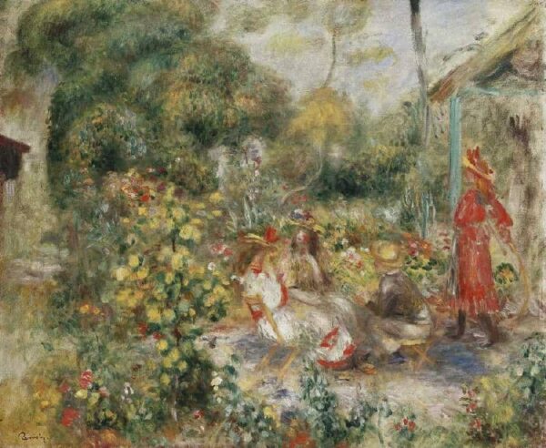 Chica en un jardín en Montmartre – Pierre-Auguste Renoir Pierre-Auguste Renoir 2024-11-21