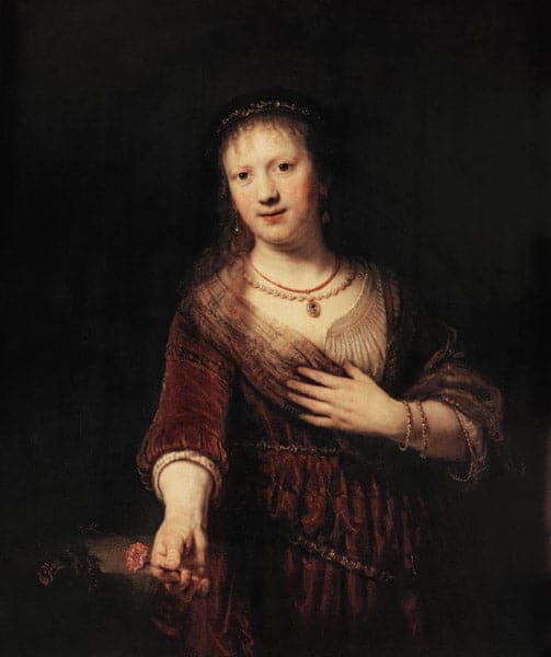 Saskia con la flor roja – Rembrandt van Rijn Rembrandt van Rijn 2024-09-20