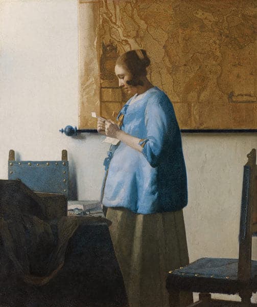 La mujer de azul leyendo una carta – Johannes Vermeer Johannes Vermeer 2024-09-20 2