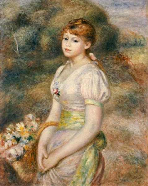 Chica joven con una cesta de flores – Pierre-Auguste Renoir Pierre-Auguste Renoir 2024-09-19 2