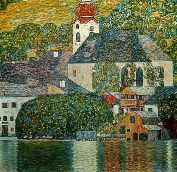 La iglesia de San Wolfgang – Gustav Klimt Gustav Klimt 2024-09-19