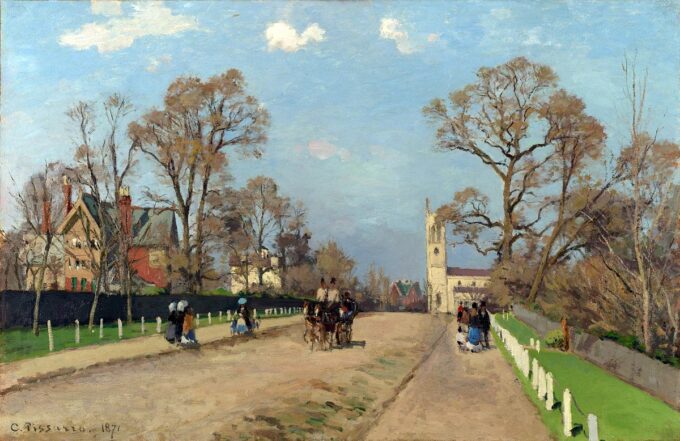 La avenida, Sydenham – Camille Pissarro Camille Pissarro 2024-09-20