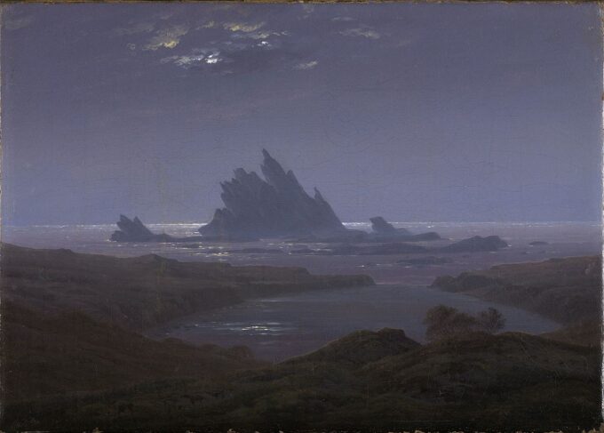 Arrecife de rocas en la playa del mar – Caspar David Friedrich Caspar David Friedrich 2024-09-20