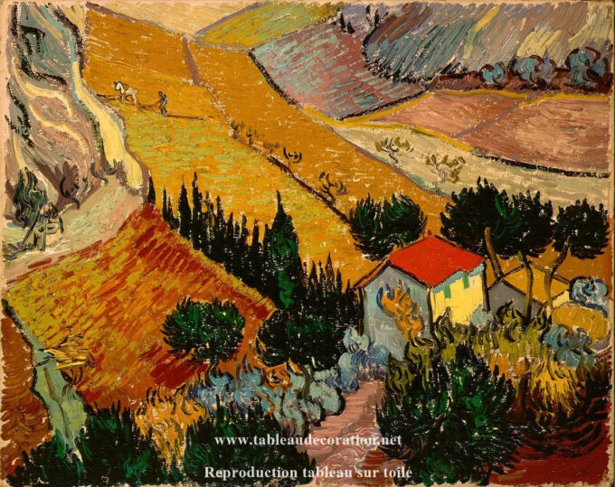 Paisaje con una casa y un labrador – Van Gogh Vincent Van Gogh 2024-09-19