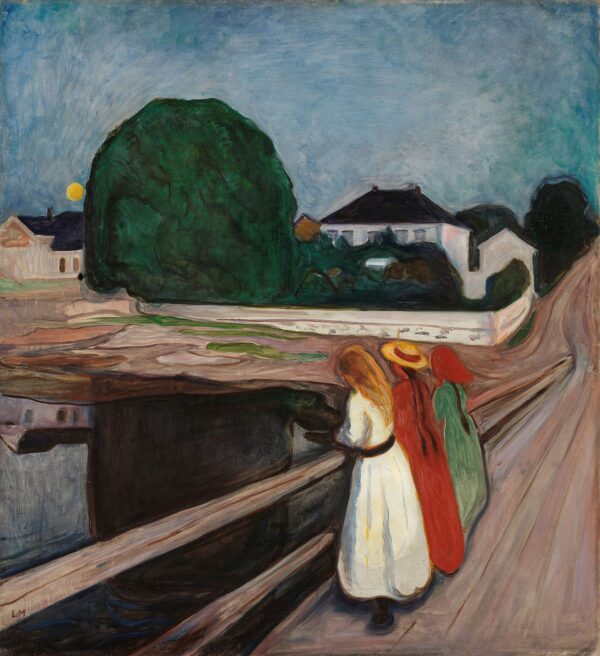 Chicas jóvenes en un puente – Edvard Munch Edvard Munch 2024-11-21