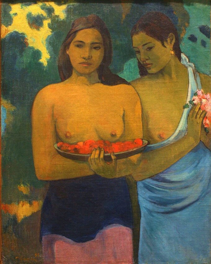 Los senos con flores rojas – Paul Gauguin Paul Gauguin 2024-09-20