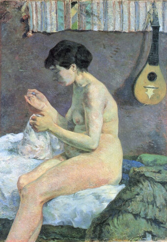 Estudio de desnudo o Suzanne cosiendo – Paul Gauguin Paul Gauguin 2024-09-20