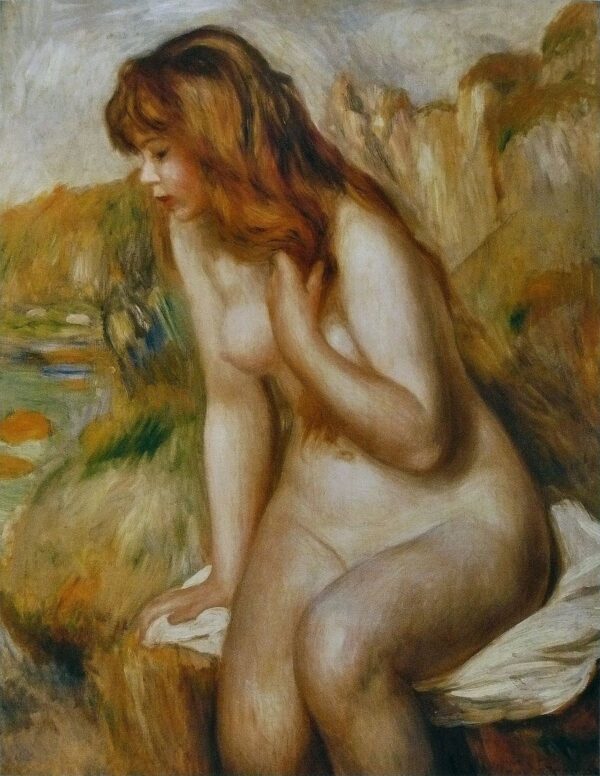 Bañista en una roca – Pierre-Auguste Renoir Pierre-Auguste Renoir 2024-11-21