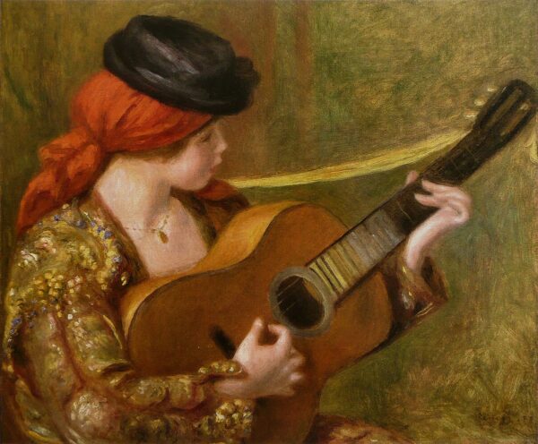 Chica con una guitarra – Pierre-Auguste Renoir Pierre-Auguste Renoir 2024-11-21