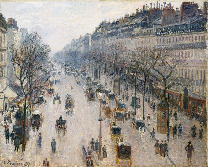 Boulevard Montmartre una mañana de invierno – Camille Pissarro Camille Pissarro 2024-09-19