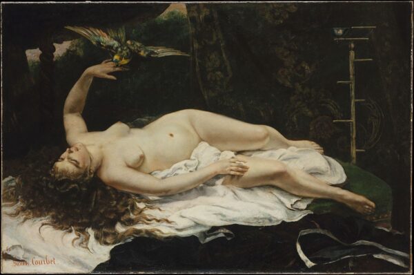 La mujer con el loro – Gustave Courbet Gustave Courbet 2024-11-21