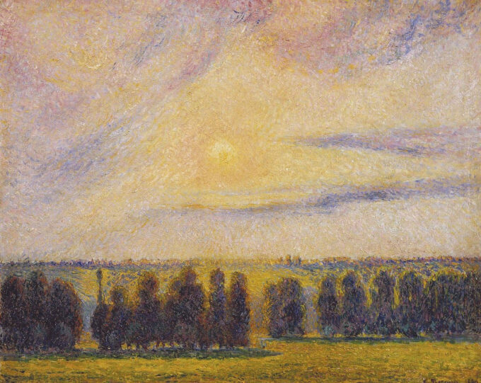 Puesta de sol en Eragny – Camille Pissarro Camille Pissarro 2024-09-20