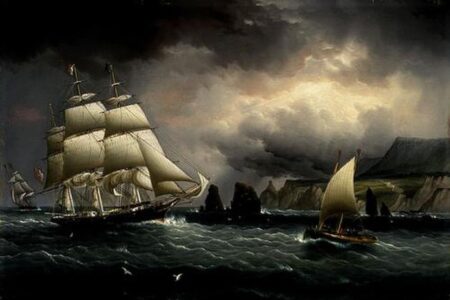 El barco clipper «Flying Cloud» frente a las agujas, Isla de Wight, 1851 – James E. Buttersworth James E. Buttersworth 2024-12-22