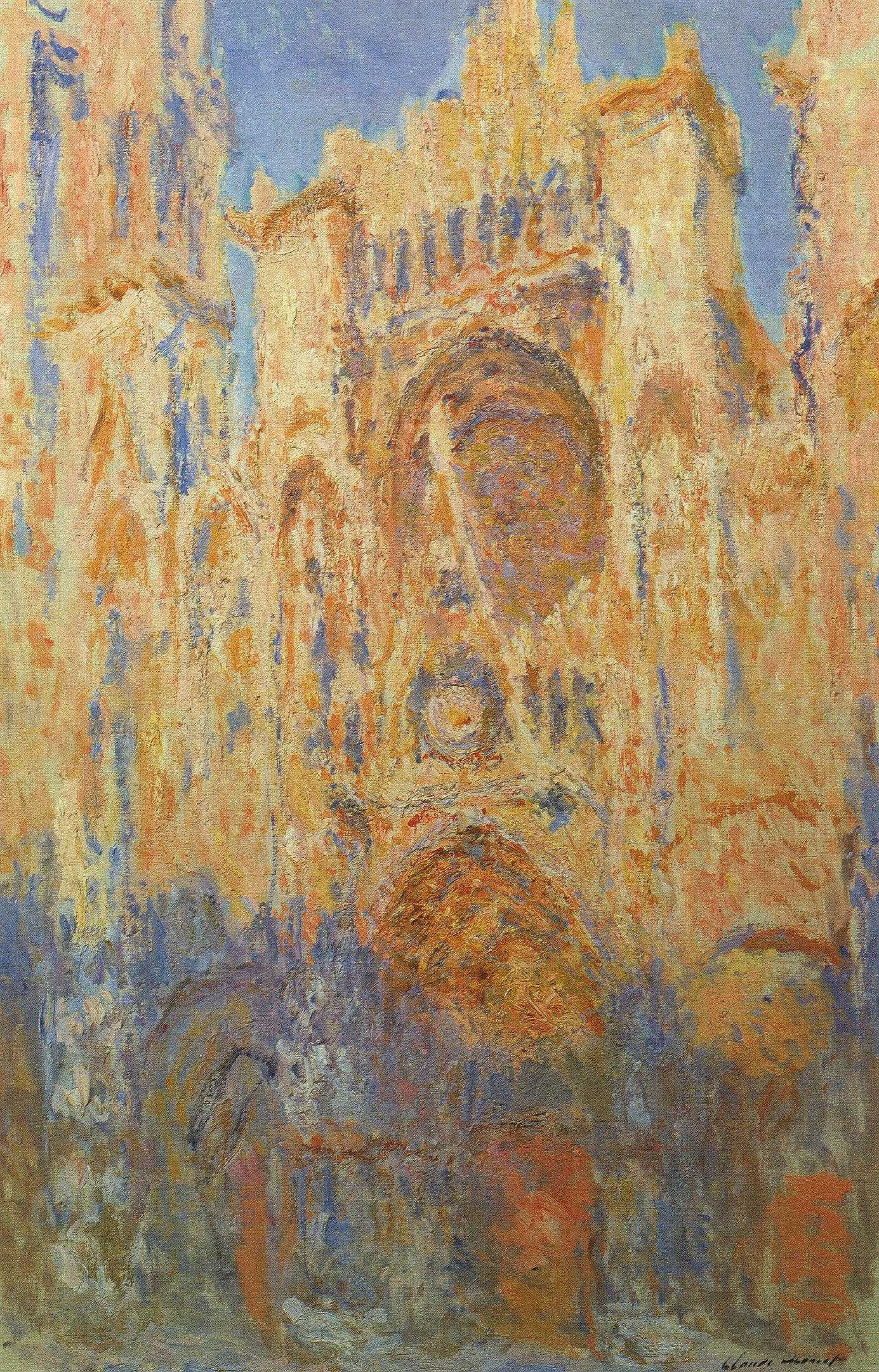 La Catedral de Ruan, fachada, sol poniente (W1327) – Claude Monet Claude Monet 2024-09-20 2