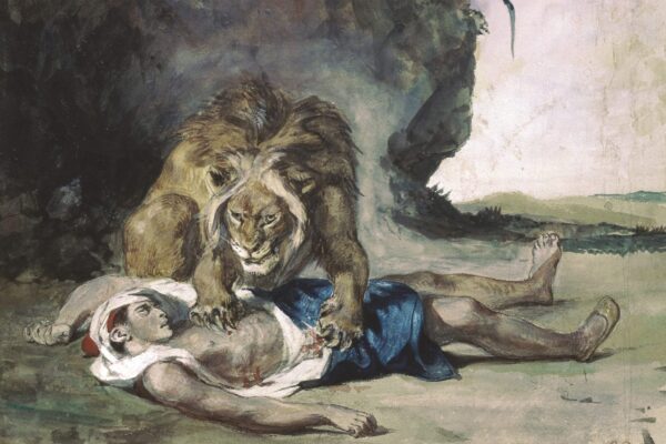 León con el cadáver de un árabe – Eugène Delacroix Eugène Delacroix 2024-11-21