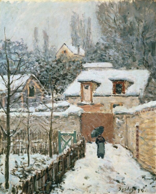 Nieve en Louveciennes – Alfred Sisley Alfred Sisley 2024-11-21