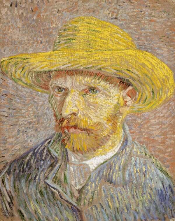 Autorretrato con sombrero de paja, 1887 – Van Gogh Autorretrato Vincent Van Gogh 2024-11-21