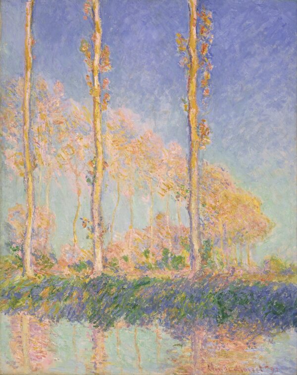 Los Álamos, tres árboles rosados, otoño – Claude Monet Claude Monet 2024-11-21