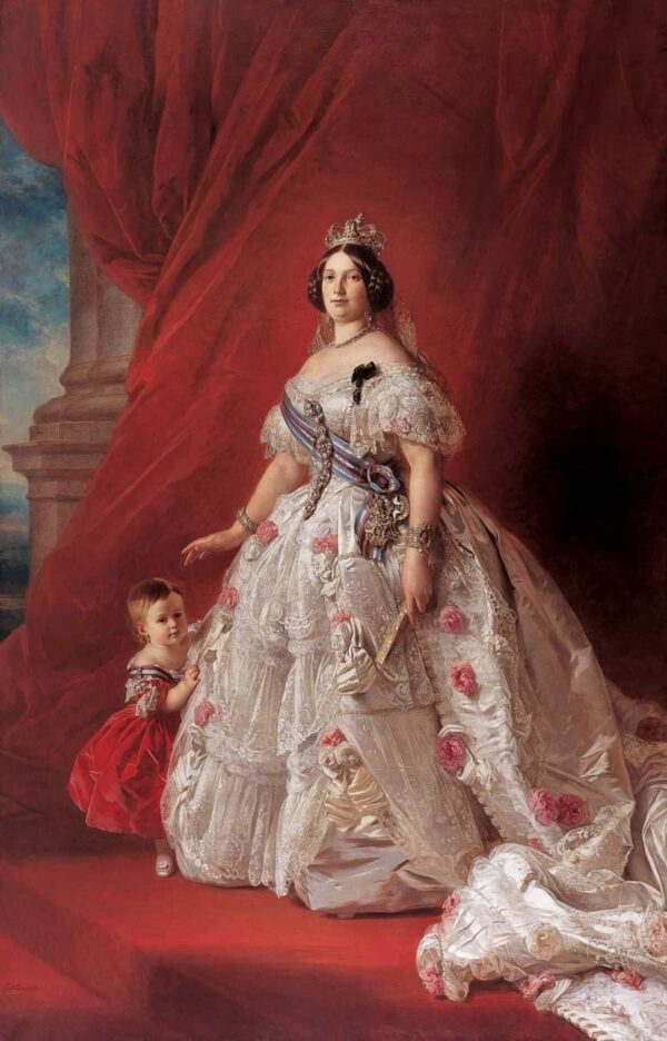 Retrato de la reina Isabel II de España y su hija Isabel – Franz Xaver Winterhalter Franz Xaver Winterhalter 2025-01-01