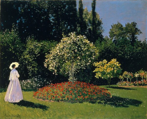 Dame en blanco en el jardín – Claude Monet Claude Monet 2024-11-21