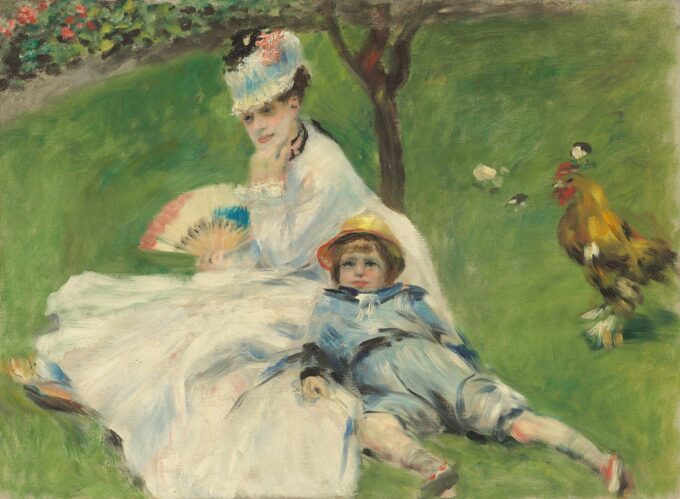 Madame Monet con su hijo Jean 1874 – Pierre-Auguste Renoir Pierre-Auguste Renoir 2024-09-20