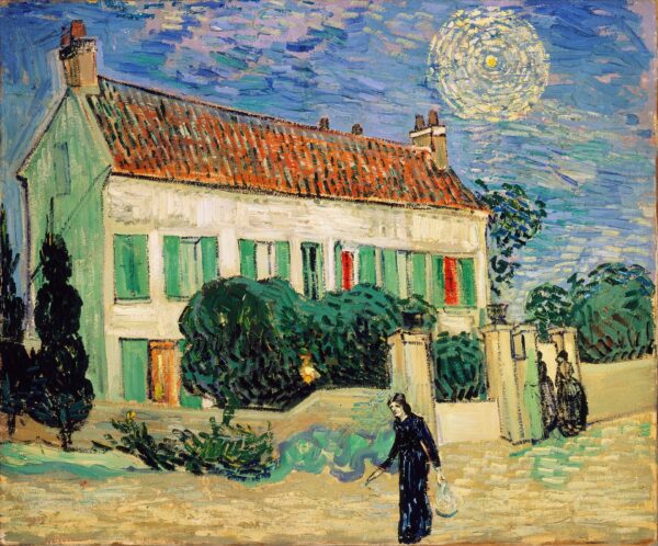 La Casa Blanca, de noche – Van Gogh Vincent Van Gogh 2024-11-21