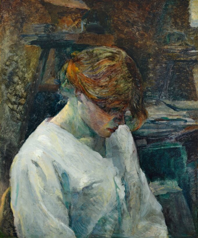 La pelirroja en una bata blanca – Toulouse Lautrec Henri de Toulouse-Lautrec 2024-09-20