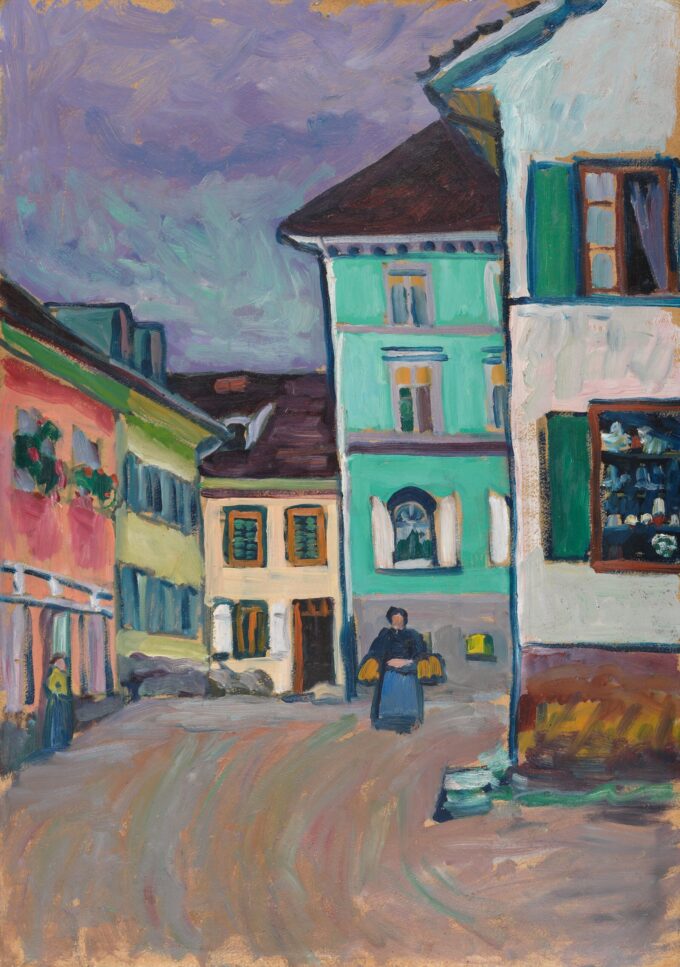 Murnau en la parte superior de la Johannisstrasse – Vassily Kandinsky Vasili Kandinski 2024-09-20