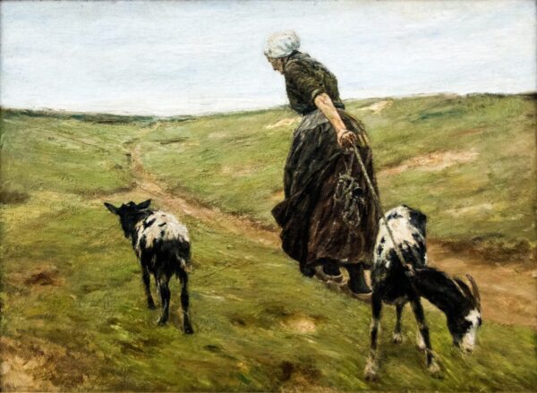 Mujer con cabras en las dunas – Max Liebermann Max Liebermann 2024-12-26