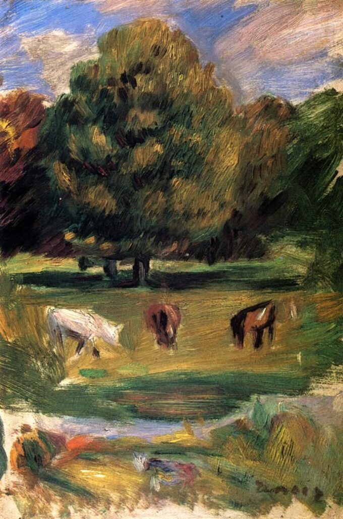 Paisaje con caballos – Pierre-Auguste Renoir Pierre-Auguste Renoir 2024-09-20