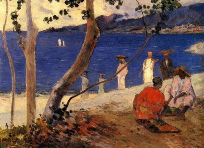 Un borde de mar, 1887 – Paul Gauguin Paul Gauguin 2024-09-20