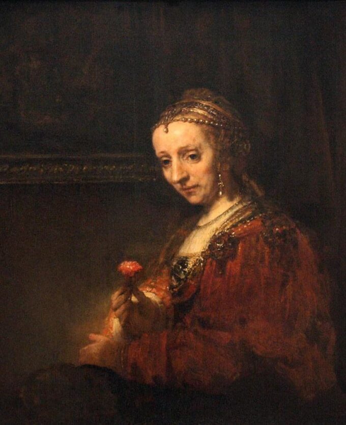 Mujer con clavel – Rembrandt van Rijn Rembrandt van Rijn 2024-09-19