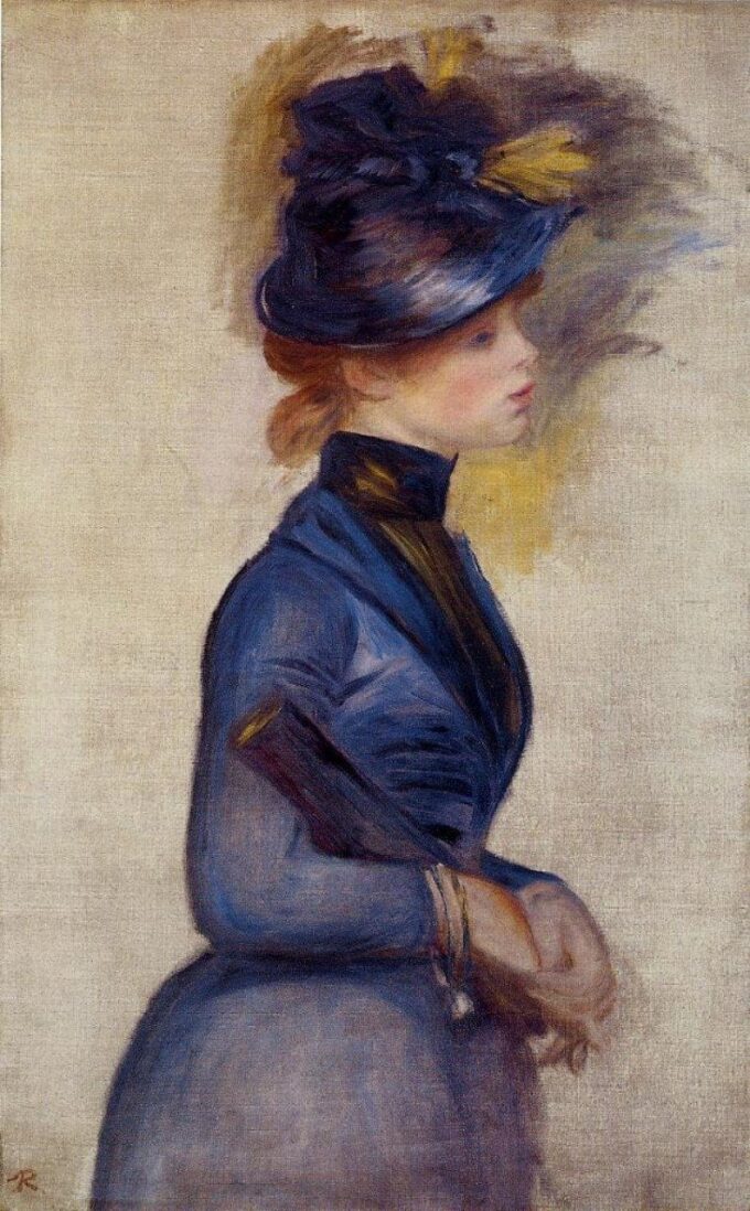 Mujer joven en brillante azul en el conservatorio – Pierre-Auguste Renoir Pierre-Auguste Renoir 2024-09-20