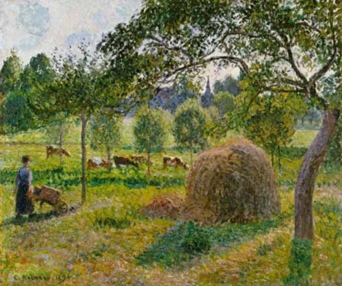 Puesta de sol en Eragny – Camille Pissarro Camille Pissarro 2024-09-20