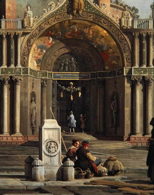 Detalle del Capriccio en una iglesia – Giovanni Antonio Canal Canaletto 2024-11-21