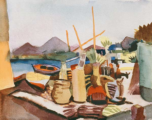 Paisaje en Hammamet – August Macke August Macke 2024-09-20