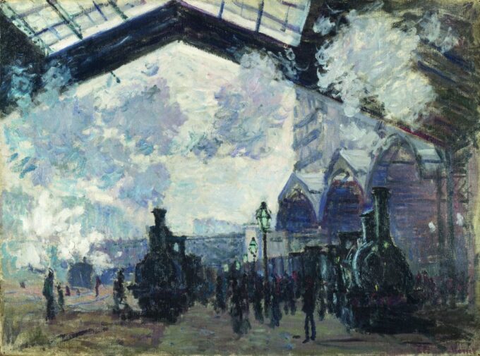 La estación de tren de Saint-Lazare de Claude Monet Claude Monet 2024-09-19