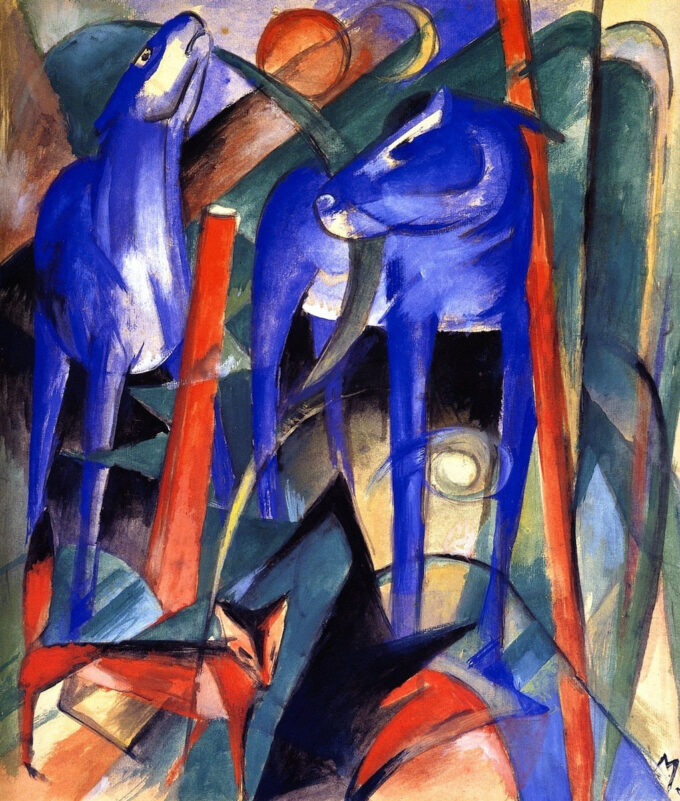 Tres animales fabulosos – Franz Marc Franz Marc 2024-09-19