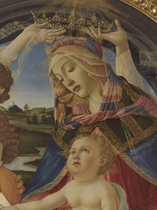 Madonna del Magnificat o Madona (Virgen) con el niño y cinco ángeles – Sandro Botticelli Sandro Botticelli 2024-11-21