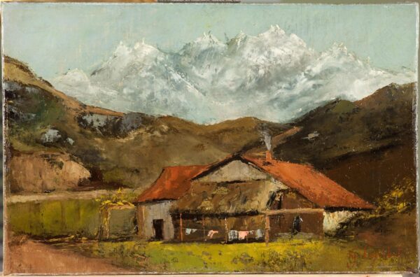 Cabaña de campesinos en la montaña – Gustave Courbet Gustave Courbet 2024-11-21