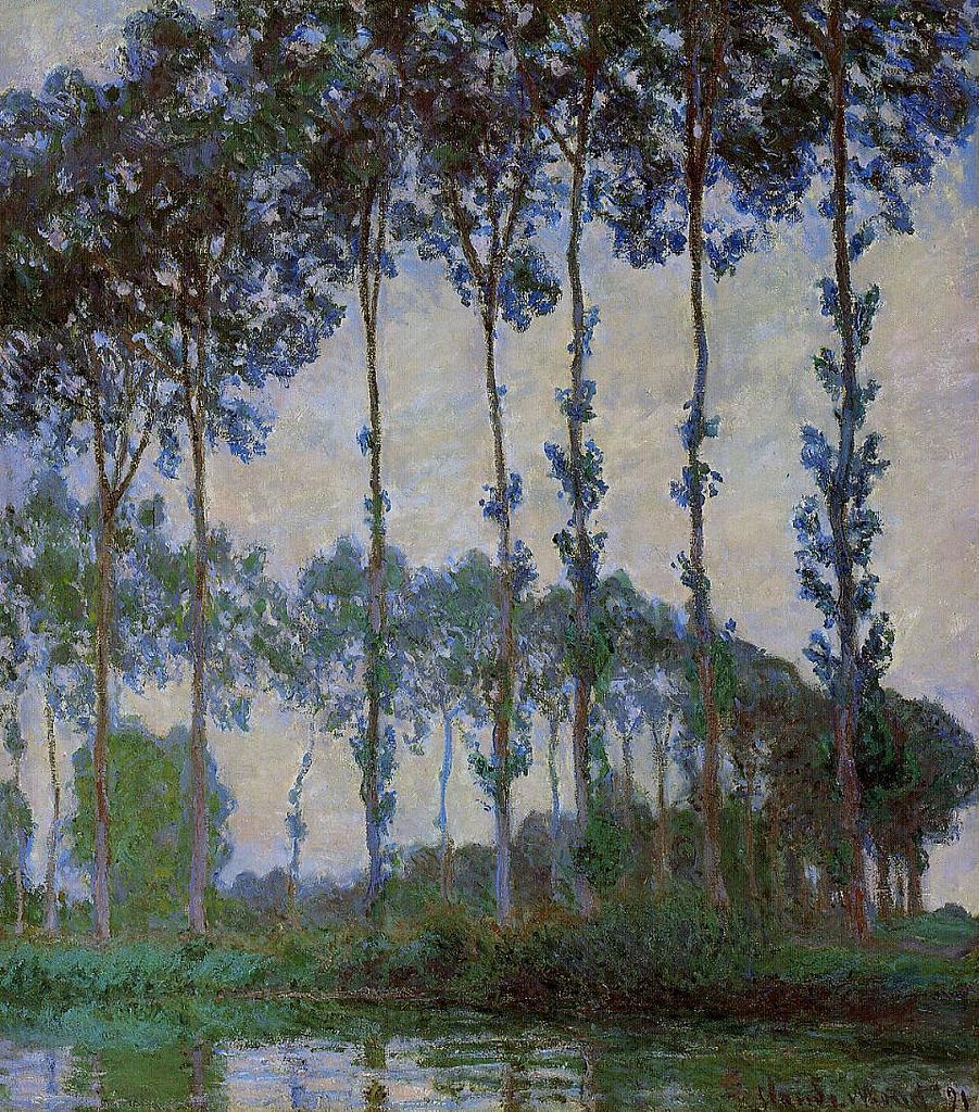 Álamos al borde del Epte, tiempo nublado – Claude Monet Claude Monet 2024-09-19 2