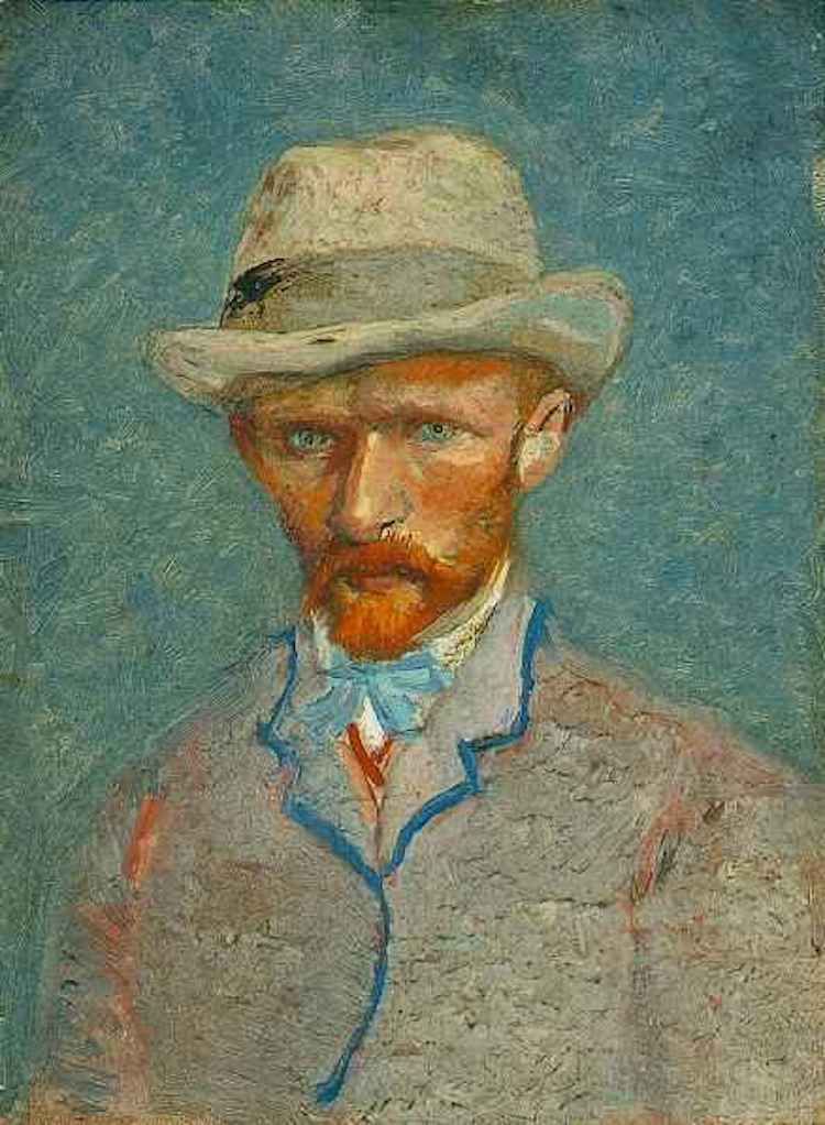 Autorretrato con un sombrero de paja gris – Van Gogh Autorretrato Vincent Van Gogh 2024-09-19 2