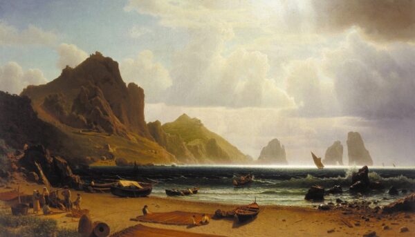 La Marina Piccola, Capri – Albert Bierstadt Albert Bierstadt 2024-11-21