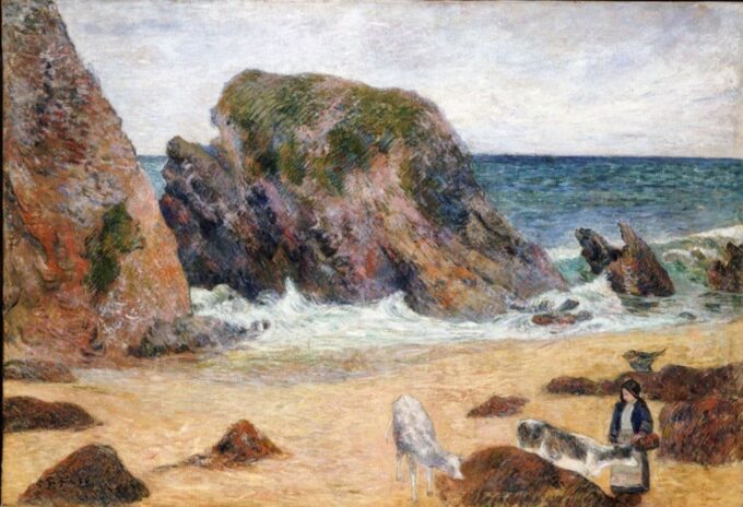 Vacas en la orilla del mar – Paul Gauguin Paul Gauguin 2024-09-20