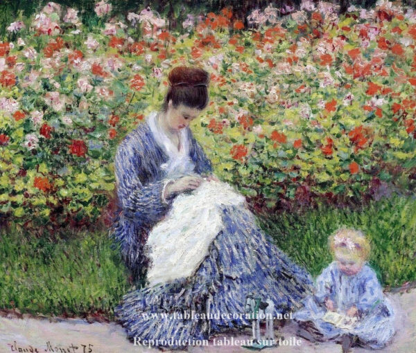 Camille Monet y el niño en el jardín – Claude Monet Claude Monet 2024-11-21